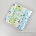 quick easy knit skin care intimate texture green leaf and lovely animal pattern sari baby blanket